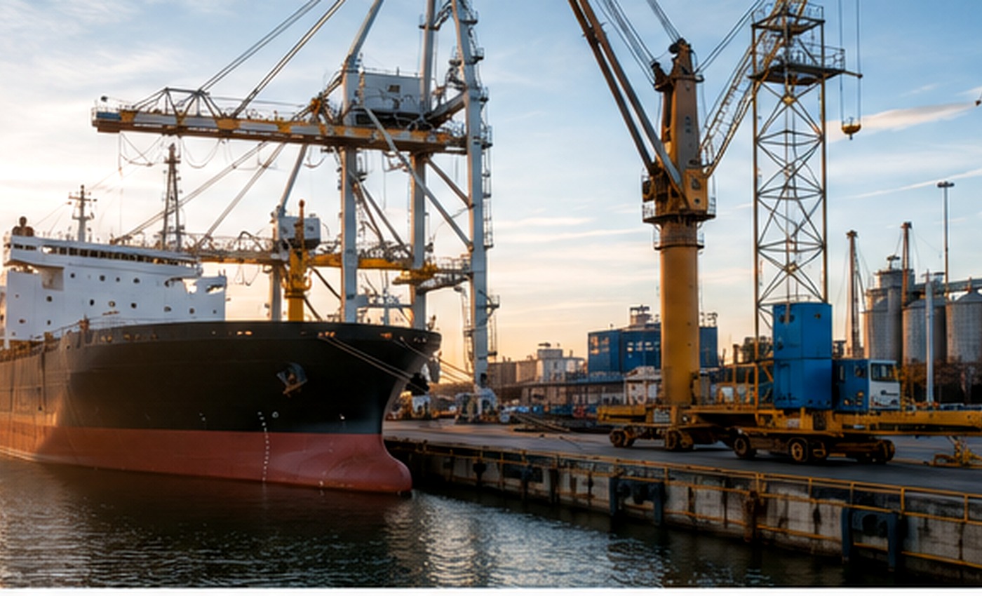 Bulk carrier and grain terminal